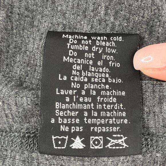 Omni Wool Mens Thermal Base Layer Top Gray Long Sleeve Crewneck Shirt Size L - Picture 10 of 11